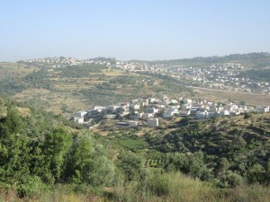 מבט מרכס צובה מערבה וצפונה